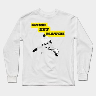 Game, Set, Match -Tennis Mania Long Sleeve T-Shirt